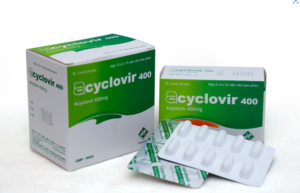 ACYCLOVIR 400 (Acyclovir 400mg) Hộp 5 vỉ x 10 viên