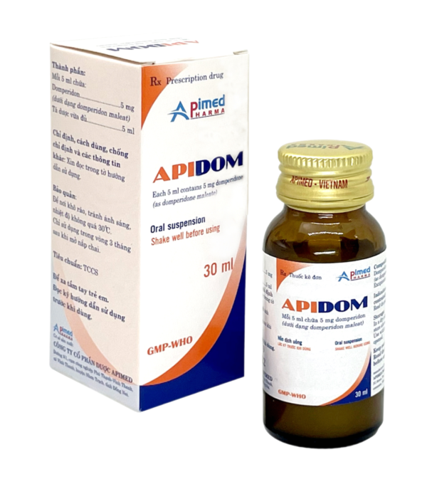 APIDOM (Domperidon 30mg/30ml) Hộp 1 chai 30ml