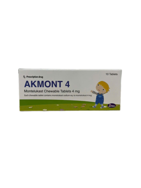 AKMONT 4 (Montelukast 4mg) Hộp 1 vỉ x 10 viên