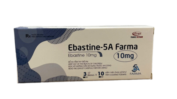 EBASTINE (Ebastine 10mg) Hộp 03 vỉ x 10 viên