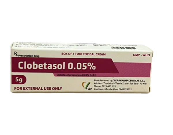 CLOBETASOL (Clobetasol Propionat 0,05%) Tuýp 5g