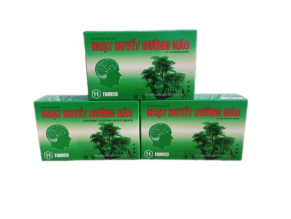 HOẠT HUYẾT DƯỠNG NÃO Hộp 10 vỉ x 10 viên