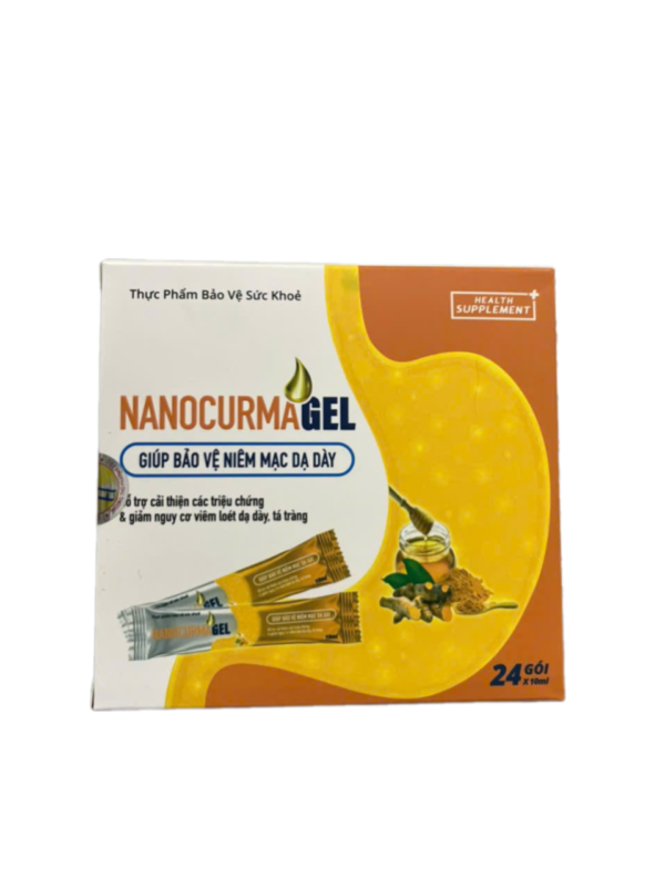 NANO CURMA GEL (Nano Curcumin 150mg, mật ong rừng 30mg) Hộp 24 gói