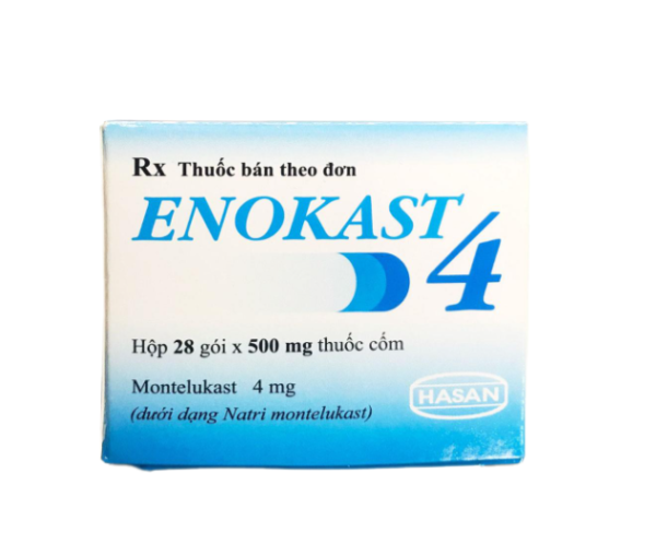 ENOKAST 4 (Montelukast 4mg) Hộp 28 gói