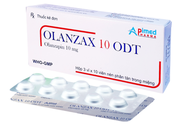 OLANZAX 10 ODT (Olanzapin 10mg) Hộp 3 vỉ x 10 viên