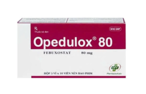 OPEDULOX 80 (Febuxostat 80mg) Hộp 3 vỉ x 10 viên
