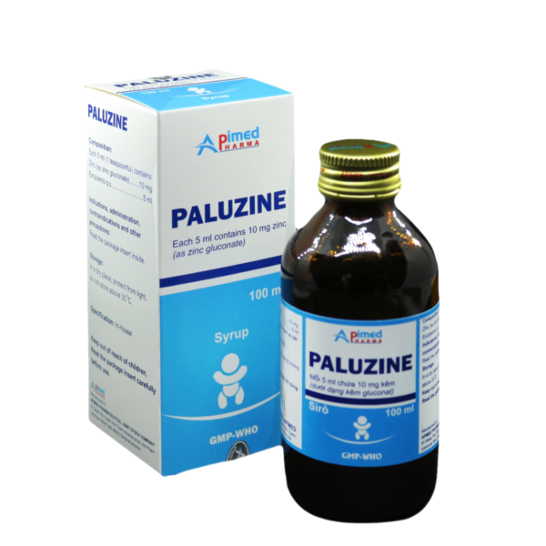 PALUZINE (Kẽm 200mg/100ml) Hộp 1 chai 100 ml