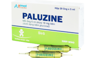 PALUZINE ( Kẽm (dưới dạng kẽm gluconat) 10mg/5ml) Hộp 20 ống 5ml