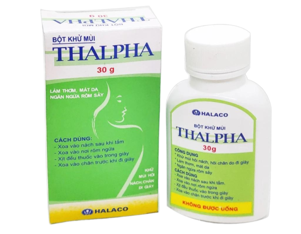 BỘT KHỬ MÙI THALPHA Chai 30g