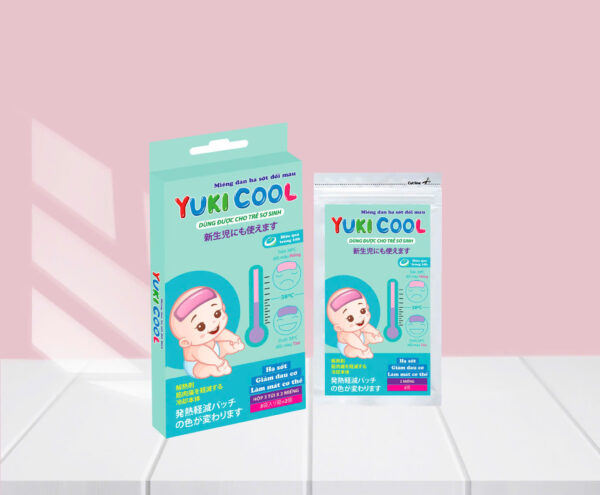 DÁN HẠ SỐT YUKI COOL Hộp 3 túi x 2 miếng
