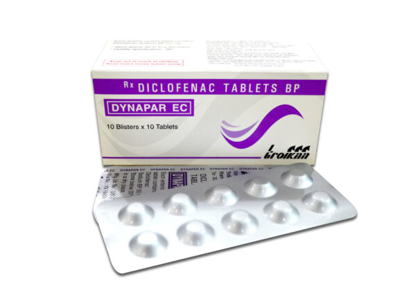 DYNAPAR EC (Diclofenac 50mg) Hộp 10 vỉ x10 viên