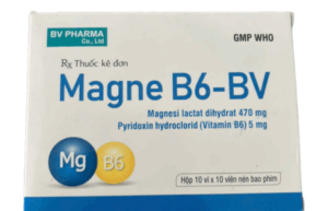 MAGNE B6 (Magnesium lactate dihydrate 470mg, Vitamin B6 5mg) Hộp 10 vỉ x 10 viên