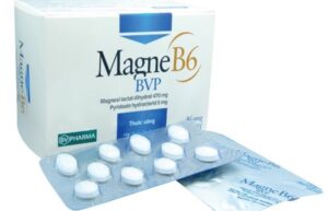 MAGNE B6 (Magnesium lactate dihydrate 470mg, Vitamin B6 5mg) Hộp 10 vỉ x 10 viên