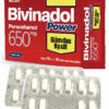 BIVINADOL POWER (Paracetamol 650mg) Hộp 10 vỉ x 10 viên