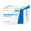 PREDNISON 5 BVP (Prednisone 5mg) Hộp 10 vỉ x 10 viên
