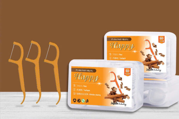 TĂM CHỈ NHA KHOA HAPPY-HƯƠNG QUẾ Hộp 60 cái