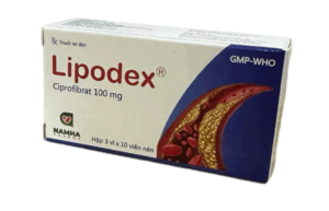LIPODEX (Ciprofibrat 100mg) Hộp 3 vỉ x 10 viên