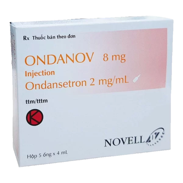 Ondanov 8 (Ondansetron 8mg) Hộp 5 ống x 4ml