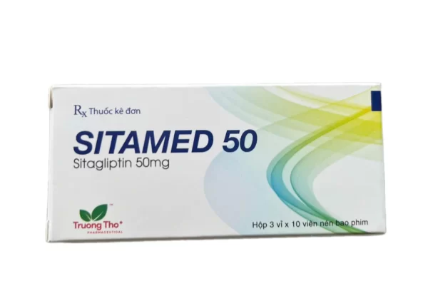 Sitamed 50 (Sitagliptin 50mg) Hộp 3 vỉ x 10 viên