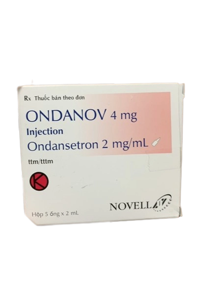 Ondanov 4 (Ondansetron 4mg) Hộp 5 ống x 4ml