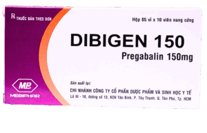 Dibigen 150 (Pregabalin 150mg) Hộp 5 vỉ x 10 viên