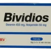 Bividios (Diosmin 450mg, Hesperidin 50mg) Hộp 3 vỉ x 10 viên