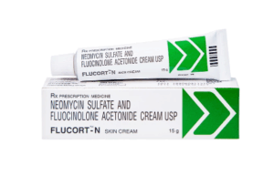 Flucort-N (Fluocinolone acetonide 0.025%, Neomycin Sulphate 0.5%) Tuýp 15g