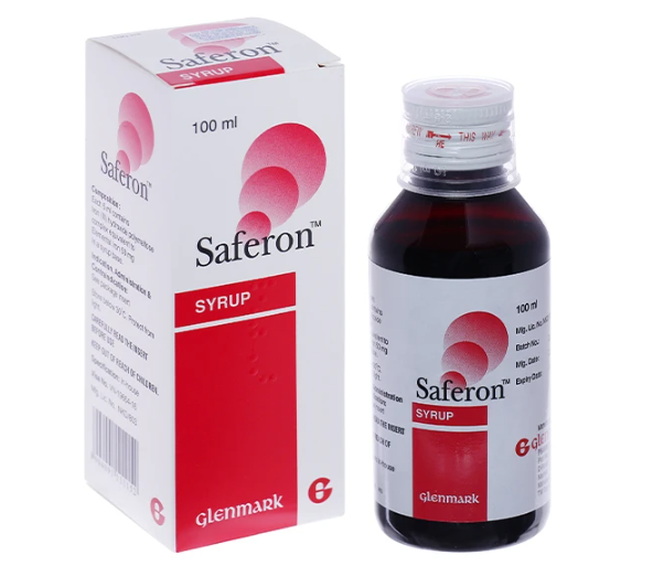 Saferon syrup (Sắt nguyên tố 50mg) Chai 100ml