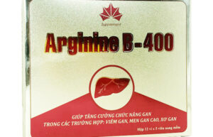 Arginin b 400 (Hộp 12 vỉ x 5 viên)