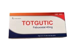Totgutic (Febuxostat 40mg) Hộp 3 vỉ x 10 viên