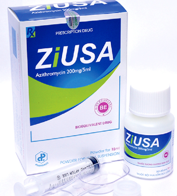Ziusa (Azithromycin 200mg/5ml) Chai 15ml